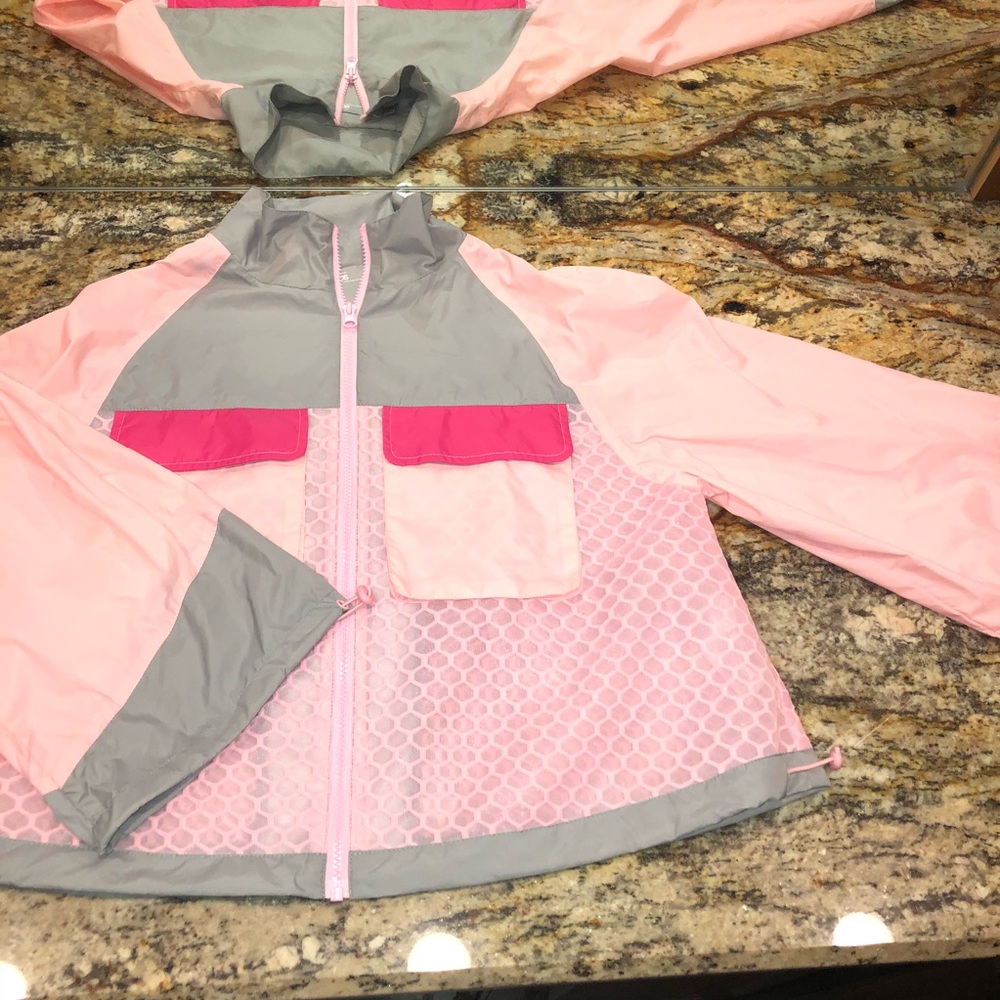 Pink ASOS Wind Breaker/Rain Coat